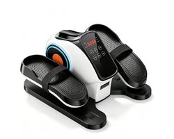 PULSE360 Mini elektrische crosstrainer - 3 modi - 15 snelheden - LED display - Afstandsbediening - Senioren fitness - Zwart