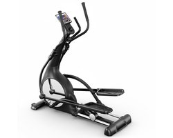 Sportstech sCross – Crosstrainer – Magnetisch – 32 weerstandsniveaus – 48 cm paslengte – Zelfopwekkende energie – LED-display – Tablethouder – Zwart/Zilver