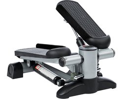 Stepper Fitness - Hometrainer - Crosstrainer Mini - ZILVER ZWART