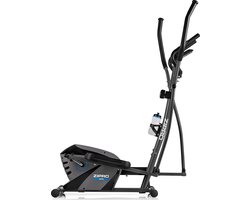 ZIPRO Shox - Magnetische Crosstrainer - Hartslagsensoren - Gemakkelijk te transporteren - Antislippedalen - Flessenhouder - Homegym - Stabiele structuur, Max. gebruikersgewicht 120 kg - Zwart en Grijs