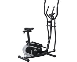 2-in-1 Crosstrainer en Hometrainer met LCD Monitor en 8 Weerstandsniveaus