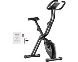 3-in-1 Hometrainer – Fitnessfiets – Indoor Bike – Stationaire Fiets – Opvouwbare Fiets – Zwart-Oranje – Verstelbaar Zadel – Magnetische Weerstand