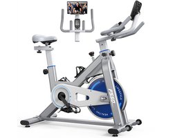 AOVOPRO FS50W Magnetische Weerstand Hometraine - Verstelbare Zadel en Stuur - 6KG Vliegwiel - Max. 100kg Belastbaarheid - iPad en Fleshouder