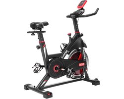 CARE RACING 470-475 - Indoor cycling fiets - 12 kg vliegwielmassa - Micro magnetische weerstand - Voor thuisgebruik - Rood/Zwart