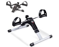 Compacte Mini Hometrainer Fiets voor Onder Bureau - Verstelbare Weerstand & LCD Display