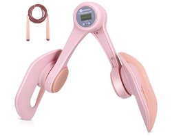 Dijbeentrainer en bekkenbodemtrainer voor thuis met springtouw en intelligente teller - Fitnessapparaat voor mannen en vrouwen