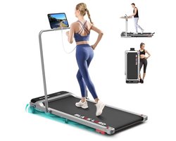 Draagbare Loopband met Handgreep voor Thuis - 3,2 pk, 5% Helling, Bluetooth Afstandsbediening