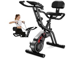 Een geluidsarme hometrainer met verstelbare magnetische weerstand