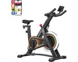 Ergometer Hometrainer Fiets A3 – Geluidloze Indoorfiets met Tablethouder en Comfortabele Zitting voor Thuisgebruik