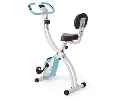 Fietsen Thuis: Opvouwbare Fitnessfiets met Hartslagmeter en LCD Scherm