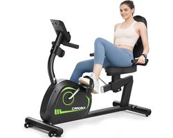 Fietsen voor Volwassenen en Senioren | Comfortabele Hometrainer met Hartslagmeter en Magnetische Weerstand