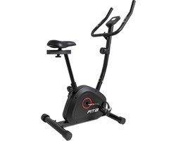 Fitby Hometrainer - Hometrainer Fiets - Hometrainers Fitness - 8 weerstandniveaus - Met hartslagfunctie - 100 KG - Zwart