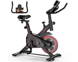 Formill QK101Hometrainer– Display met info – Max 120KG gebruikersgewicht en tot 1.86m – Spinning Fiets – Fitness Fiets