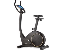 Gymtek® Elektromagnetische Hometrainer Fiets - Fitness Fiets - Home Trainer - tot 135kg - 16 Weerstandsniveaus, 21 trainingsprogramma's, 9kg Vliegwielgewicht - LCD Display