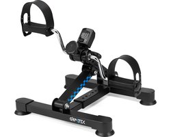 Gymtek® Stoelfiets - Mini Hometrainer - Minifiets - Bewegingstrainer - LCD-Scherm - Instelbare Weerstand - tot 120 kg