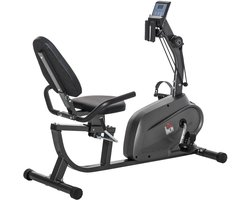 HOMCOM-Magnetische Hometrainer-Acier-121x62x101cm-Zwart