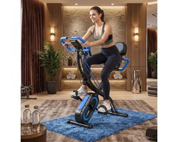 Hometrainer 5-in-1 Inklapbaar met App Compatibiliteit (2026) – 16 Weerstandsniveaus – Extra Stil Magnetisch – Indoor Bike tot 160 kg – Designbest