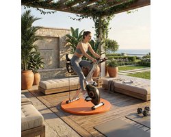 Hometrainer 5-in-1 – Inklapbare Ergometer Fiets 2026, Stil & Comfortabel, LCD-Display, Verstelbare Zit & Antislip Pedalen, Indoor Fitnessfiets voor Thuis, Senioren & Cardio, Max 150 kg Designbest