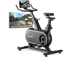 Hometrainer Fiets met 32 Weerstandsniveaus en App-Bediening | Perfect voor Thuis Workout