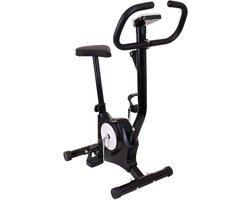Hometrainer Fiets Zwart - Mechanische Weerstand - Max. Belasting 100 kg