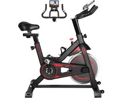 Hometrainer met 10 kg Vliegwiel en Instelbare Weerstand voor Thuis