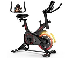 Hometrainer, Trainingsfiets, Stille Binnenfiets met LCD-scherm, 10KG Vliegwiel - Appartementsfiets met Instelbare Weerstand - Formill QK101