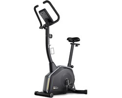 Hop-Sport Hometrainer HS-4000H Grant – Magnetische Fitnessfiets met 16 Weerstandsniveaus, LCD-Display & Handpulsmeting (110 kg)
