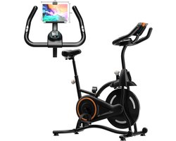 Indoor Fiets Hometrainer met Digitale Monitor en Verstelbare Weerstand