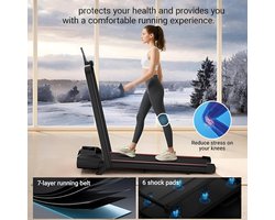 Inklapbare Elektrische Loopband - Ruimtebesparend Hometrainer tot 12 km/u