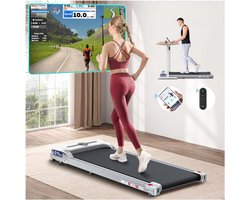 Inklapbare Loopband Onder Bureau - 2-in-1 Walking Pad met 2.2 PK Motor, Snelheid 1-9 km/u