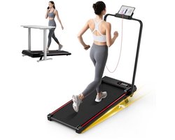 Inklapbare Loopband voor Thuis met Helling - Elektrische Loopband tot 130kg, 1-8 km/u, Compact Design