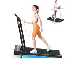 Inklapbare Loopband voor Thuis met Helling tot 7%, Compacte en Stille Loopband met LED Display, Draagvermogen 130 kg