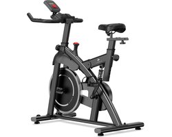 Lugia Hometrainer Pro – Fitnessfiets voor Lange Gebruikers – Premium Vering & Demping – Extra Soepel & Stil – Verstelbaar Zadel – 0-100% Weerstand