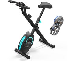 MERACH Opvouwbare Magnetische Hometrainer - 16 Weerstandsniveaus - LCD-scherm - Tabletsteun - Compact Ontwerp - Hoogte Verstelbaar