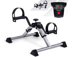 Mini Fiets Pedaaltrainer voor Arm- en Beentraining - Hometrainer met LCD-Monitor