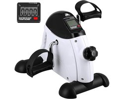 Mini Hometrainer – Compacte Arm- & Beentrainer met LCD Display – Instelbare Weerstand, Revalidatie Fiets, Pedaaltrainer voor Thuis & Kantoor – Stil, Antislip & Draagbaar Fitnessapparaat