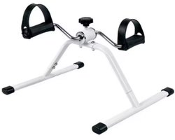 Mini Hometrainer Fiets – Pedal Exerciser – Arm- en Beentrainer – Stoelfiets – Fietstrainer voor Thuis – Verstelbare Weerstand – Senioren Fitnessapparaat