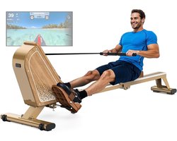 MMM® Roeiapparaat - Hometrainer - Crosstrainer - Bruin - 150cm x 53cm x 45cm