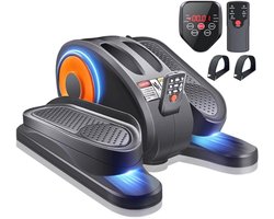 Onder Bureau Elliptische Trainer - Draagbare Been Trainer voor Ouderen met Afstandsbediening en LCD Scherm
