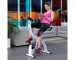 Opklapbare Hometrainer met 8kg Vliegwiel en Magnetisch Remsysteem voor Thuisgebruik