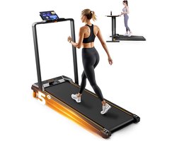 Opvouwbare 2-in-1 Loopband voor Thuis met Veiligheidsgreep - Maximaal 150 kg Belastbaar