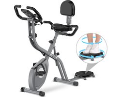 Opvouwbare hometrainer met APP - hometrainer - 10 magnetische weerstandsniveaus voor cardiofitness - verstelbare zitting