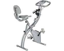 Opvouwbare Hometrainer met Magnetische Weerstand en Verstelbare Zadelrugleuning