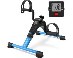 Opvouwbare Stationaire Fiets Pedaal Trainer voor Bureau met LCD-monitor
