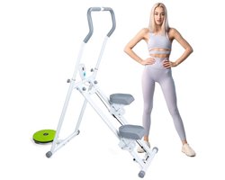 Opvouwbare Trapstepper voor Full-Body Training - Verstelbare Verticale Klimmachine voor Thuis