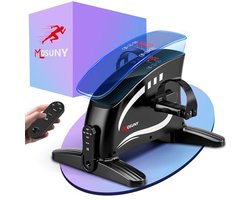 Pedal Trainer voor Thuis - Mini Fiets met Groot LCD Display, Afstandsbediening en Antislip Mat voor Senioren