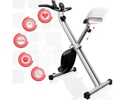 Physionics Hometrainer - Spinningfiets - Fiets - Opvouwbaar - Belastbaar tot 120 kg