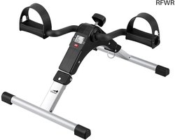 RFWR® Minibike Hometrainer voor Thuis - Opvouwbare Pedaaltrainer met LCD-Monitor en Instelbare Weerstand