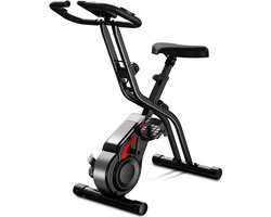 ROBORE CBX10 Huisfiets, Stille Magnetische Weerstand, 8-Niveau Instelbaar, Verstelbaar Zadel & Stuur, Max. Belasting 136kg, LCD-scherm, Ademend PU Zadel, Cardio Fitnesstrainer