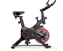 Sensova Hometrainer Fiets voor Intensieve Cardiotraining Thuis – Stille Spinningfiets met 10 kg Vliegwiel - Instelbare Weerstand, LCD-Display - Riemaandrijving en Stabiel Frame tot 120 kg - Ideaal voor Dagelijks Gebruik in Huis